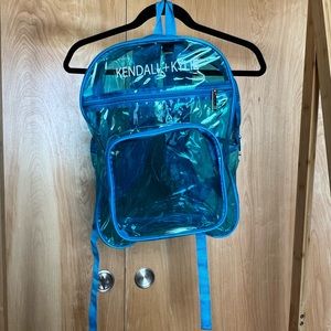 Kendall and kylie clear backpack